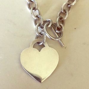 Sterling heart necklace